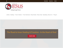 Tablet Screenshot of handofjesus.org